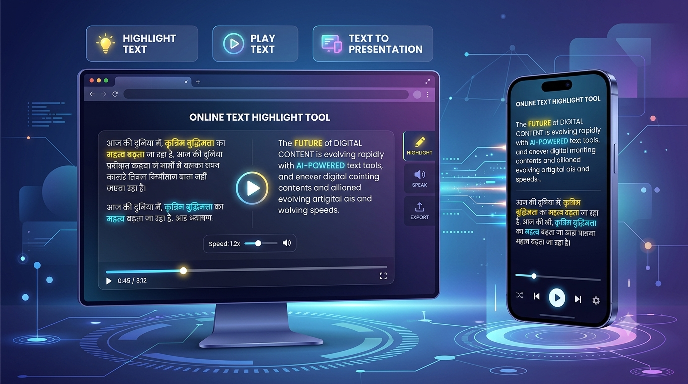 Online Text Highlight Tool – Text Ko Stylish Highlight Karke Present Kare